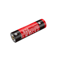 Batterie Klarus 14GT92UR Li-ion 920mAh rechargeable Micro USB-C intégré